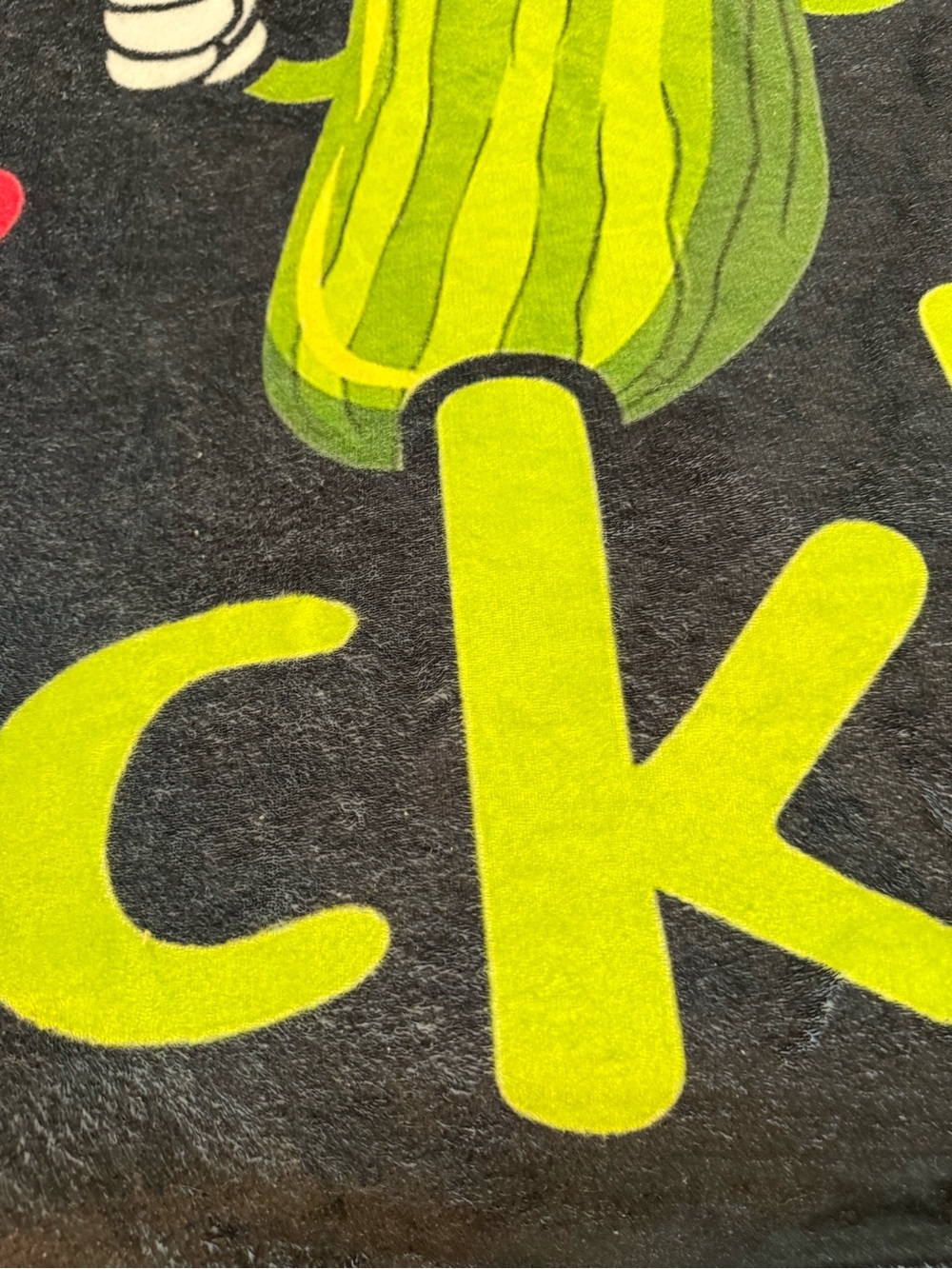 Just A Girl Who Loves Pickles Silky Soft 50” X 60” Throw Blanket - Picture 6 of 11